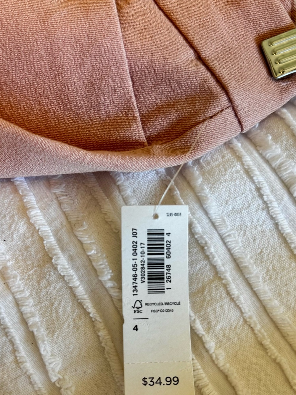 Old Navy Pixie Mid-Rise Pants in Dusty Rose - Picture 4 of 4